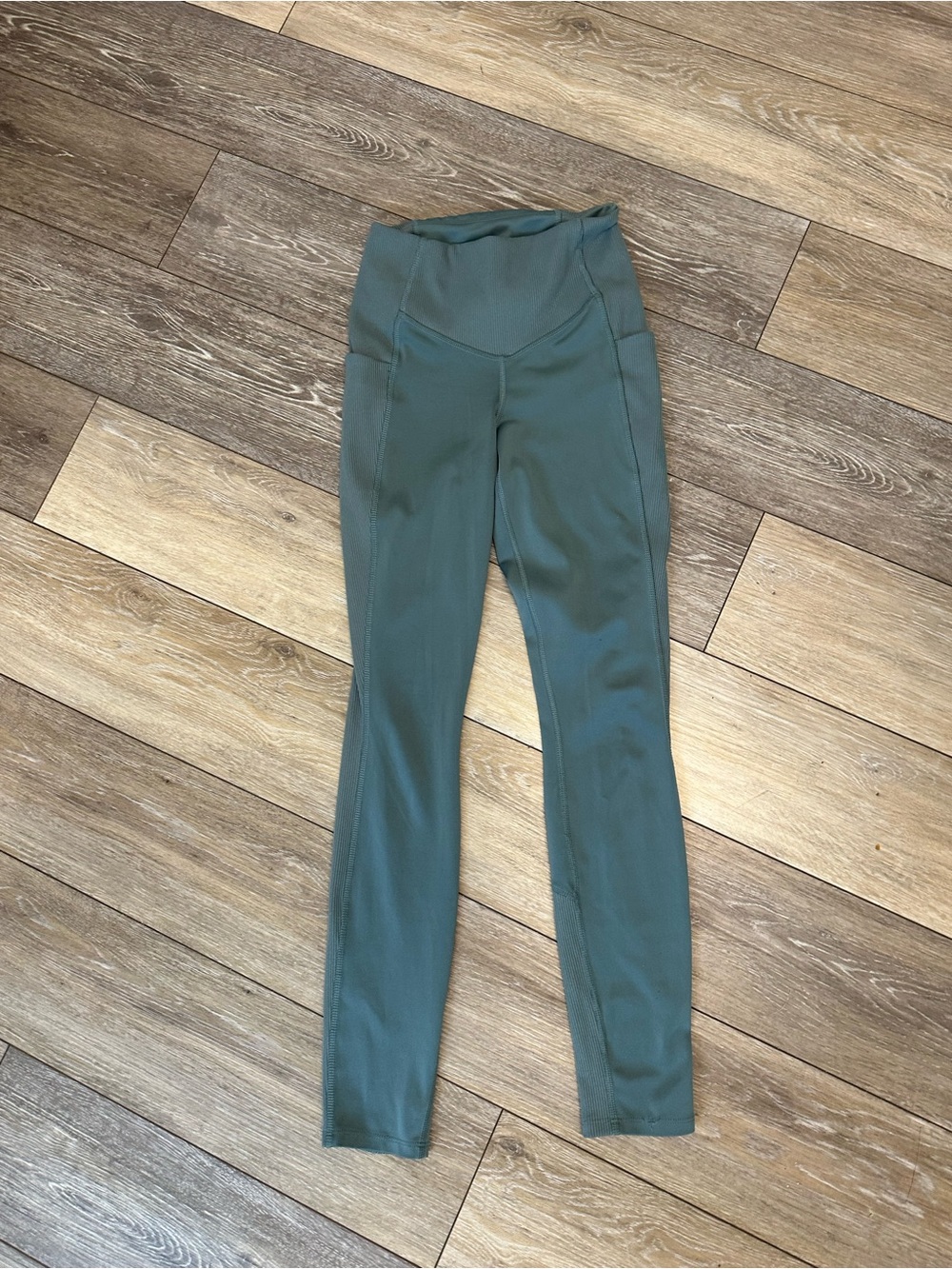 The North Face High-Waist Olive Green Leggings